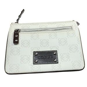 Women’s Loewe White Designer Clutch/Wallet